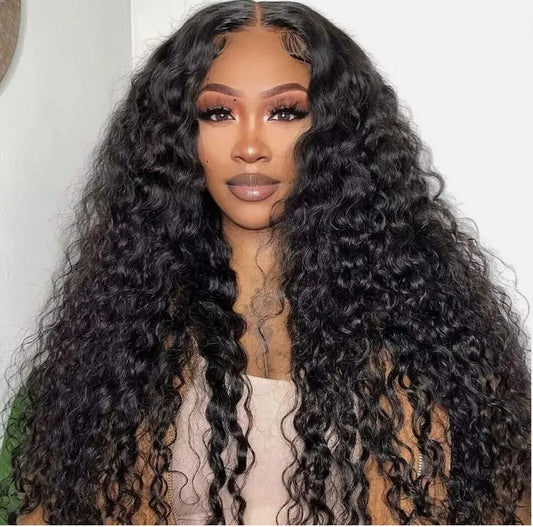 Niki Hair Glueless Middle Part Pre Plucked Lace Frontal Wigs(ID:10011)