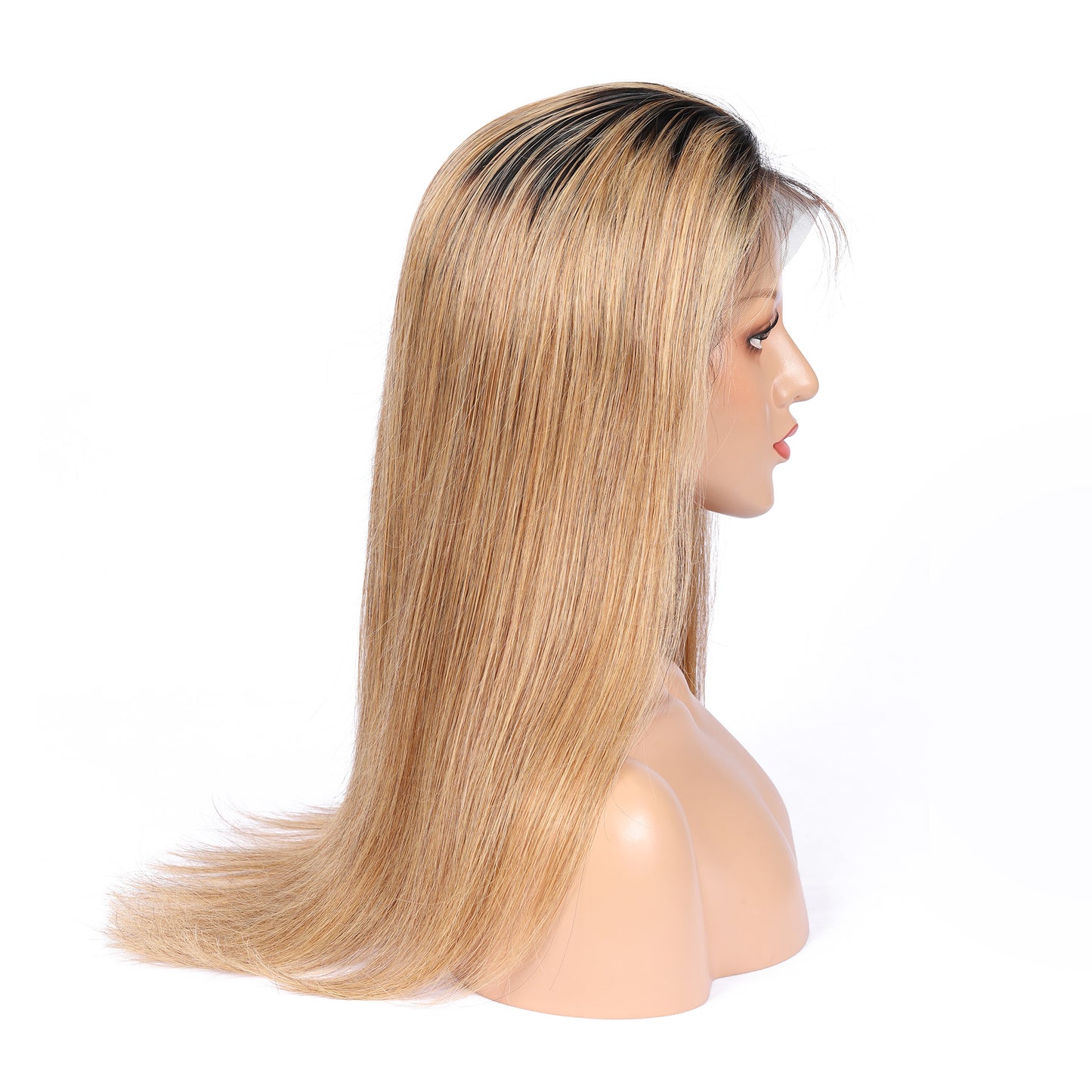 Niki Hair Glueless Silky Straight Pre Plucked Lace Frontal Wigs(ID:10010)