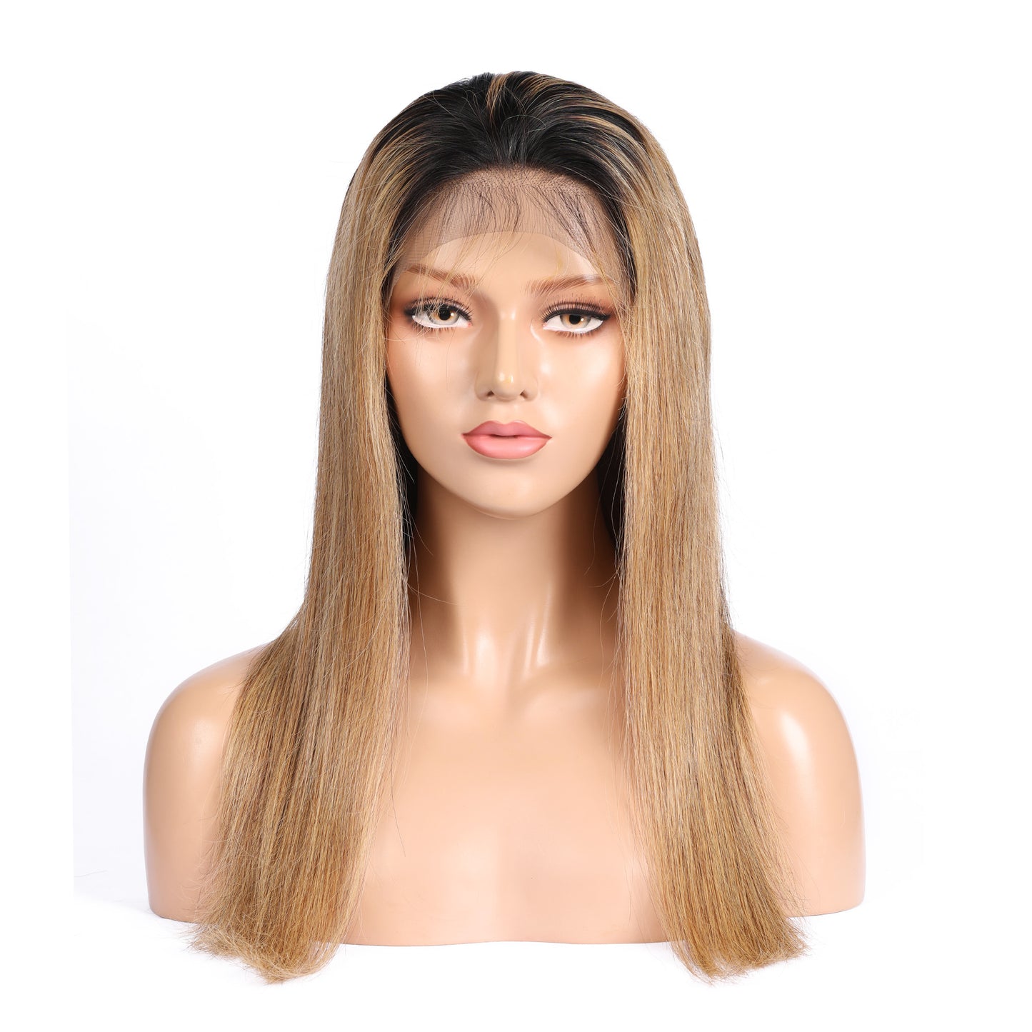 Niki Hair Glueless Silky Straight Pre Plucked Lace Frontal Wigs(ID:10010)