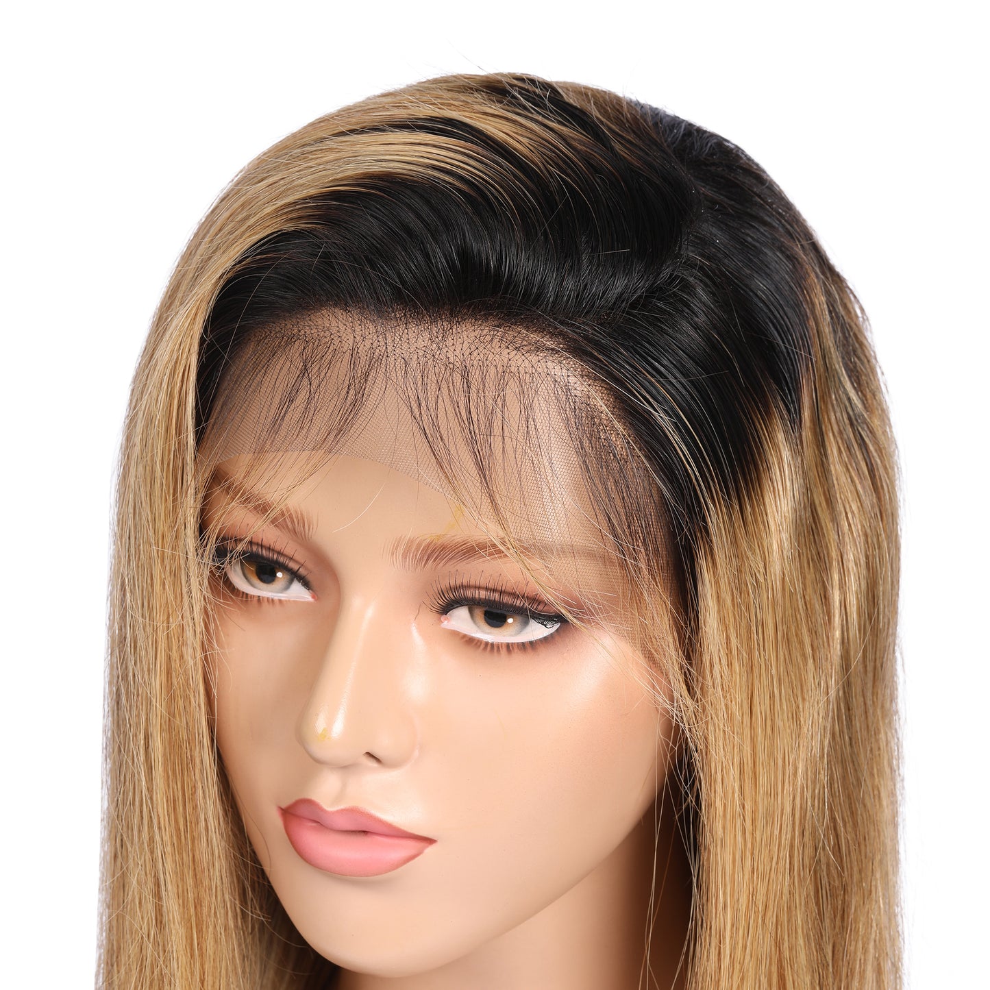 Niki Hair Glueless Silky Straight Pre Plucked Lace Frontal Wigs(ID:10010)
