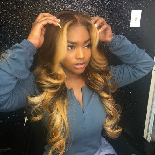 Niki Hair Glueless Fashion Wavy Pre Plucked HD Lace Wigs（ID：30020)