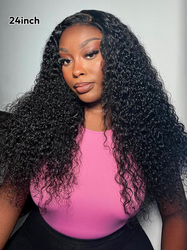 Niki Hair Middle Parting Glueless Fashion Curly Pre Plucked HD Lace Wigs（ID：30024）