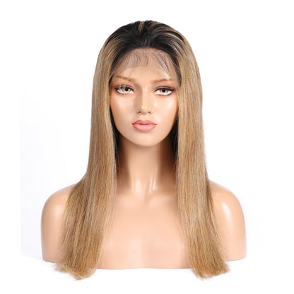 Niki Hair Glueless Silky Straight Pre Plucked Lace  Frontal Wigs(ID:10010)