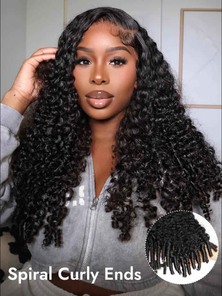 Niki Hair Burmese Curly Glueless Pre Plucked HD Lace Wigs（ID：30022)