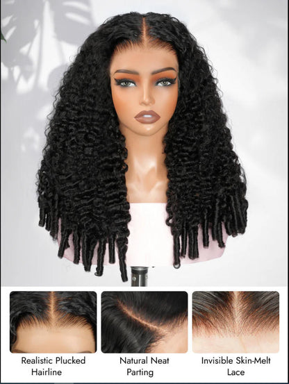 Niki Hair Burmese Curly Glueless Pre Plucked HD Lace Wigs（ID：30022)