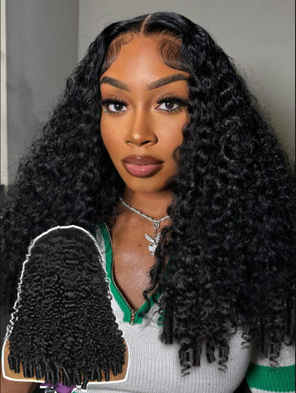 Niki Hair Burmese Curly Glueless Pre Plucked HD Lace Wigs（ID：30022)