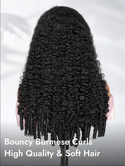 Niki Hair Burmese Curly Glueless Pre Plucked HD Lace Wigs（ID：30022)