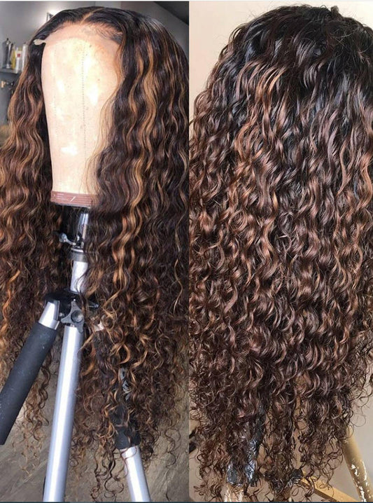 Niki Hair #2/30 Water Wave Ombre Lace Wigs （ID：30023）