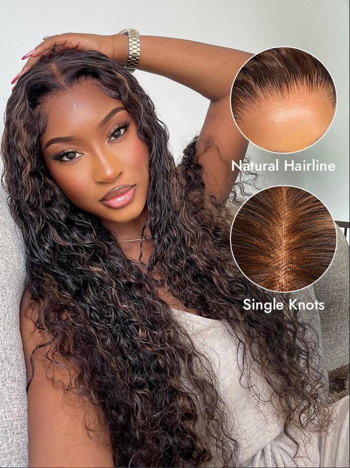 Niki Hair #2/30 Water Wave Ombre Lace Wigs （ID：30023）