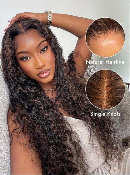 Niki Hair #2/30 Water Wave Ombre Lace Wigs （ID：30023）
