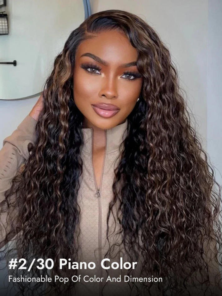 Niki Hair #2/30 Water Wave Ombre Lace Wigs （ID：30023）