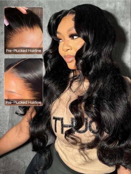 Niki Hair Glueless Pre Plucked Body Wave HD Lace Wigs（ID：30012)