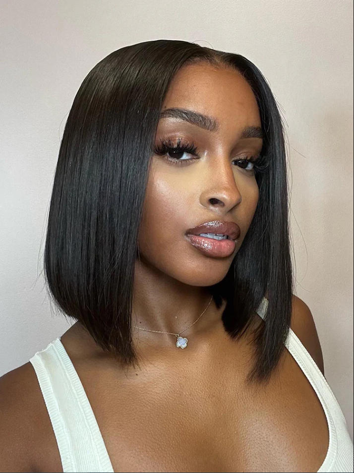 Niki Hair Glueless Pre Plucked Short BOB HD Lace Wigs（ID：40011)