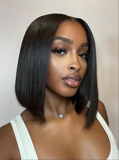 Niki Hair Glueless Pre Plucked Short BOB HD Lace Wigs（ID：40011)