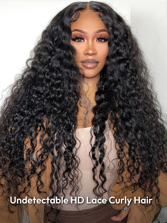 Curly Wig HD Swiss Lace Front Wigs (ID:20022)