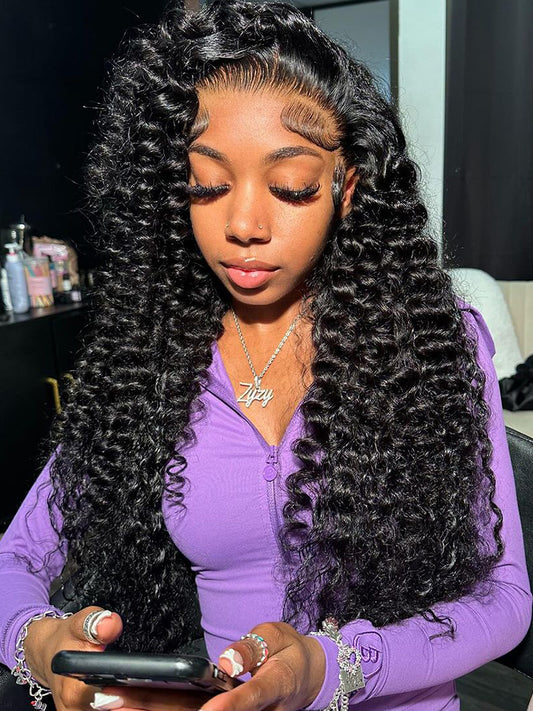 Real HD Lace Wigs Loose Deep Wave Lace Front Wigs (ID:20021)