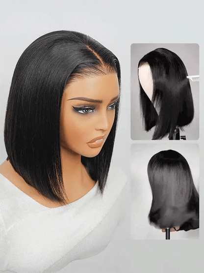 Niki Hair Glueless Pre Plucked Short BOB HD Lace Wigs（ID：40011)